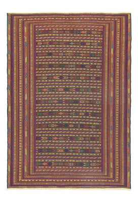 Kelim Carpet - orientalisk matta - 278 x 195 cm - brun