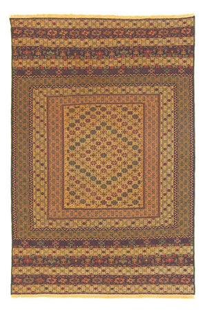 Kelim Carpet - orientalisk matta - 198 x 137 cm - flerfärgad