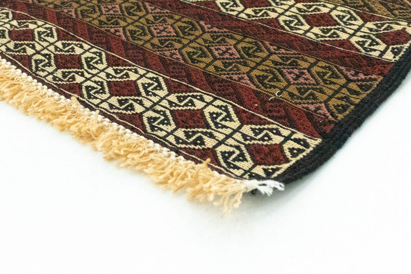 Kelim Carpet - orientalisk matta - 185 x 132 cm - flerfärgad