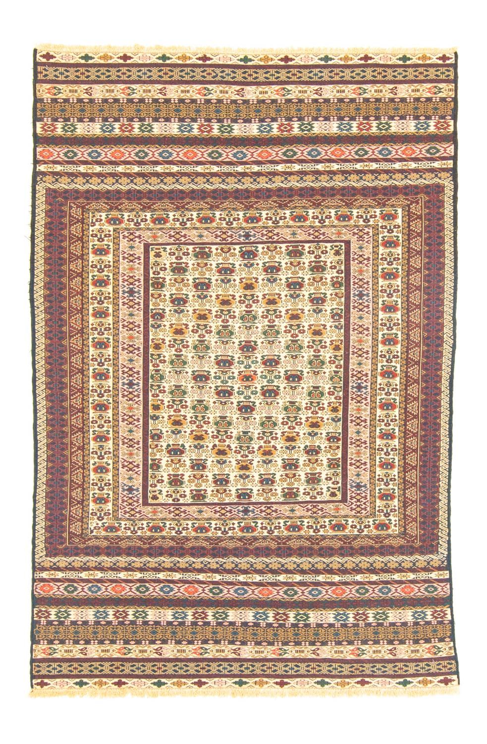 Kelim Carpet - orientalisk matta - 183 x 127 cm - beige