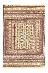 Kelim Carpet - orientalisk matta - 183 x 127 cm - beige