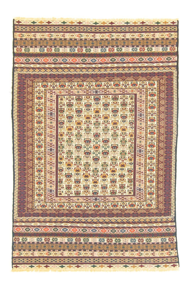 Kelim Carpet - orientalisk matta - 183 x 127 cm - beige