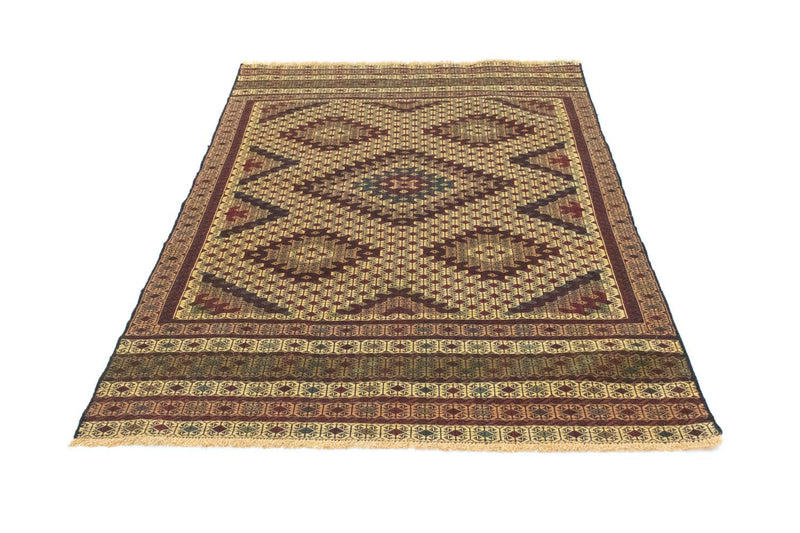 Kelim Carpet - orientalisk matta - 197 x 131 cm - flerfärgad