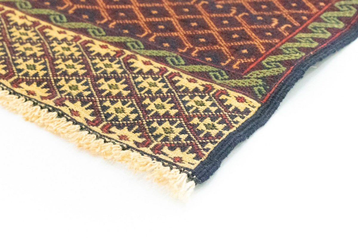 Runner Kelim Carpet - orientalisk matta - 188 x 85 cm - orange