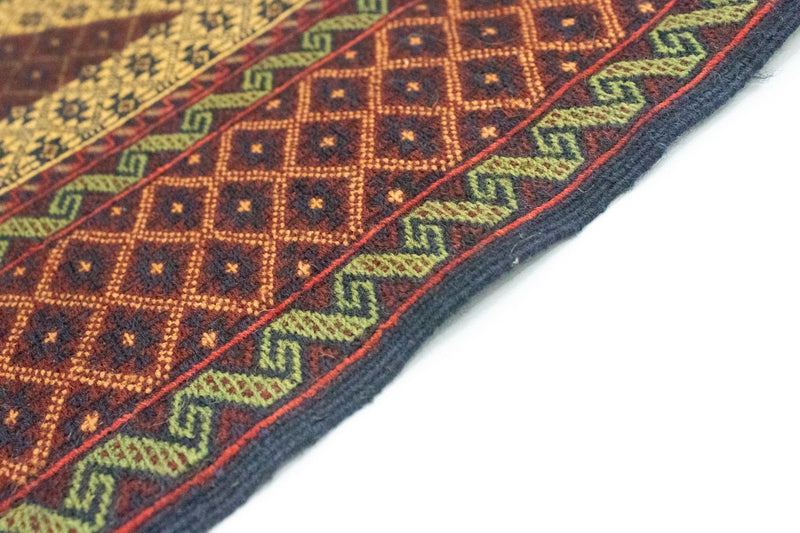 Runner Kelim Carpet - orientalisk matta - 188 x 85 cm - orange