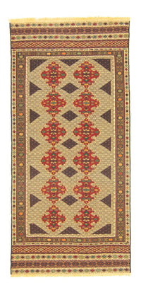 Runner Kelim Carpet - orientalisk matta - 187 x 90 cm - flerfärgad