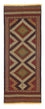 Runner Kelim Carpet - orientalisk matta - 222 x 85 cm - brun