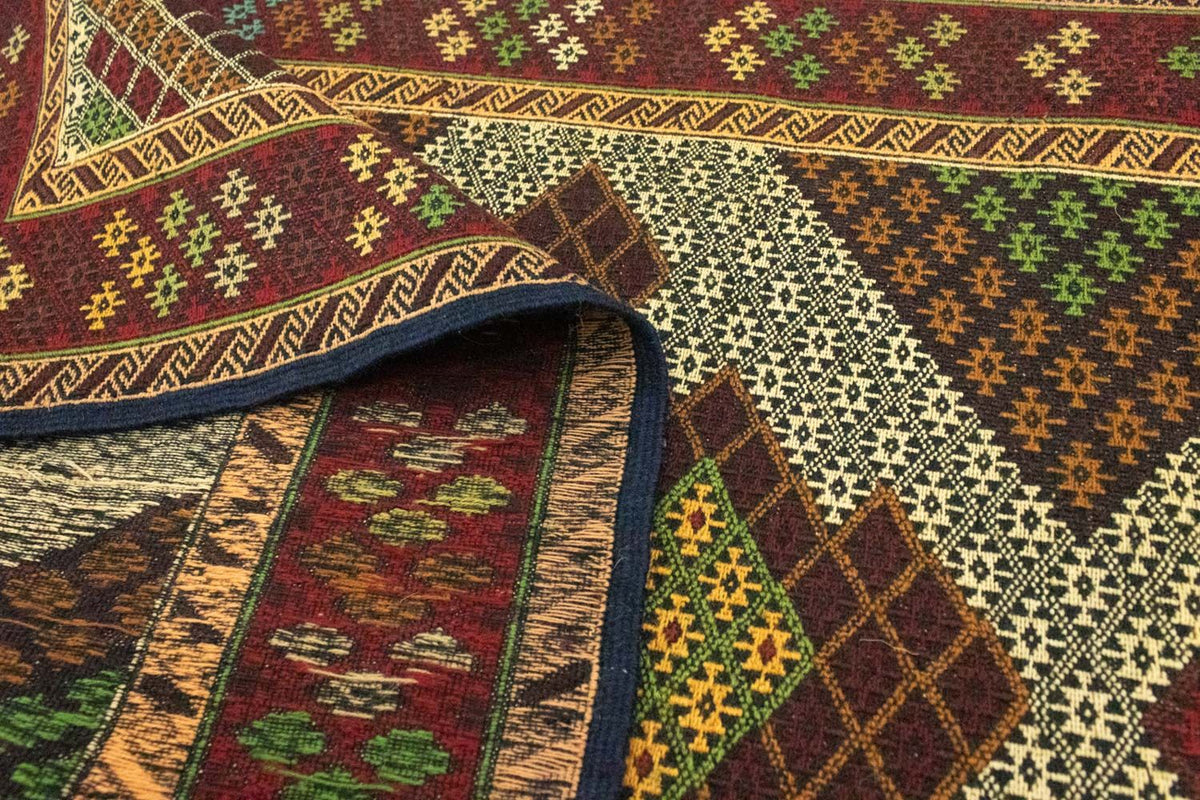 Runner Kelim Carpet - orientalisk matta - 208 x 85 cm - beige