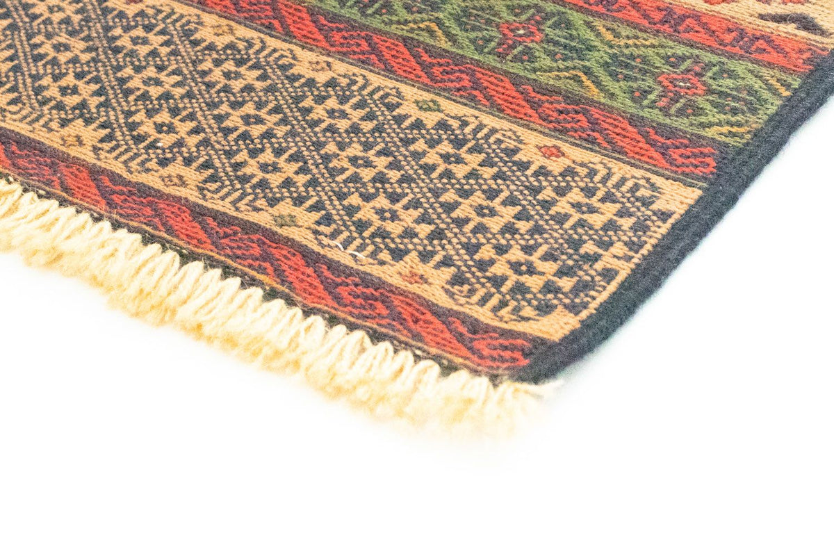 Runner Kelim Carpet - orientalisk matta - 191 x 88 cm - brun