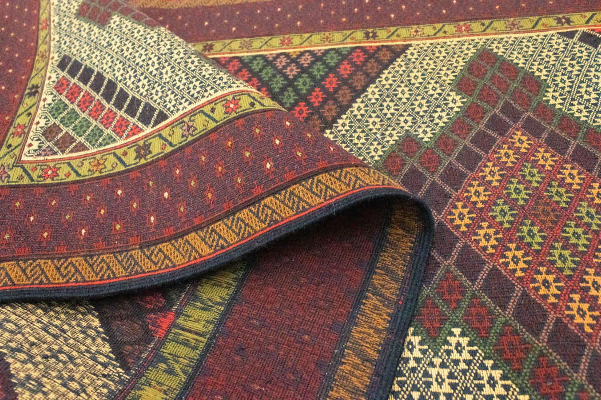 Runner Kelim Carpet - orientalisk matta - 191 x 88 cm - brun