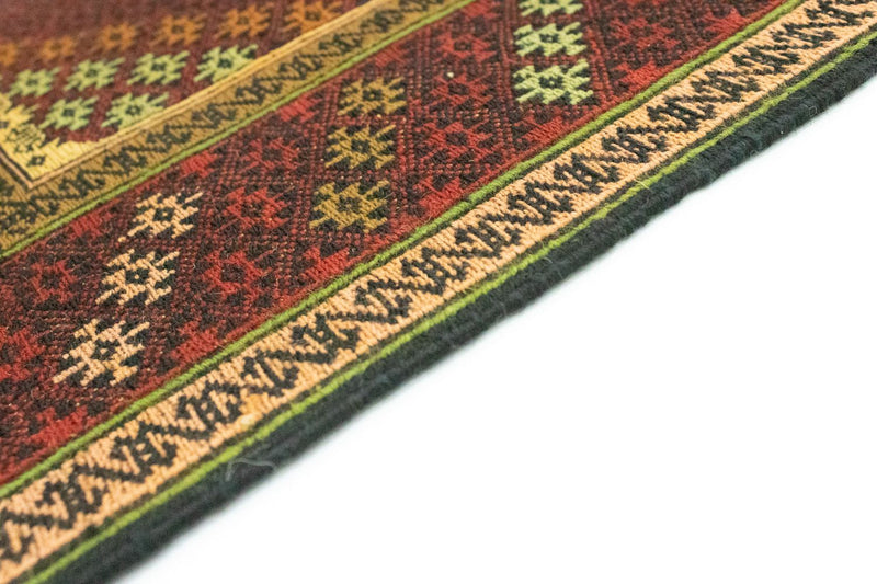 Runner Kelim Carpet - orientalisk matta - 212 x 82 cm - flerfärgad