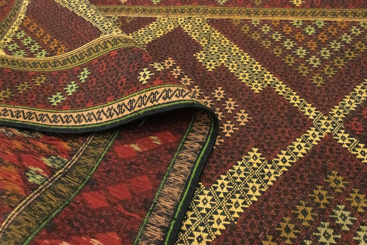 Runner Kelim Carpet - orientalisk matta - 212 x 82 cm - flerfärgad
