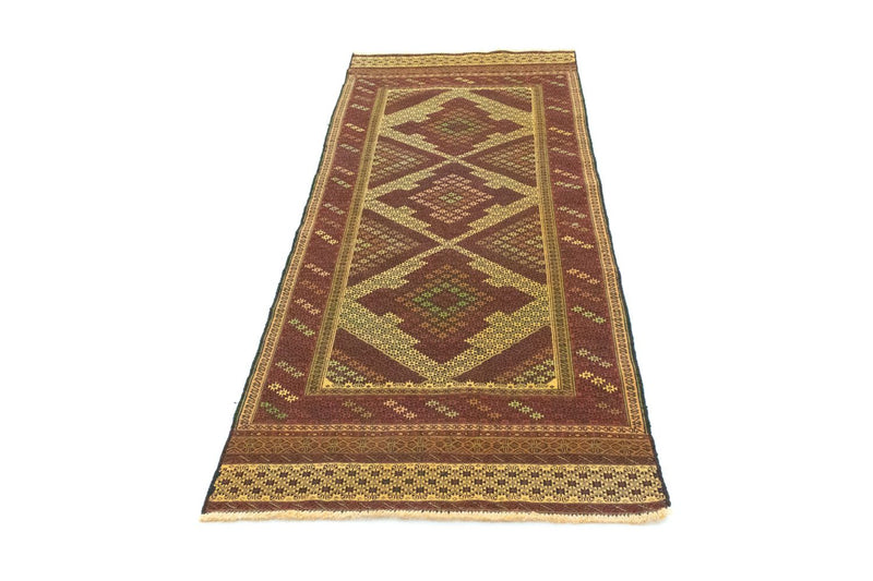 Runner Kelim Carpet - orientalisk matta - 212 x 82 cm - flerfärgad