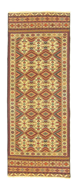 Runner Kelim Carpet - orientalisk matta - 184 x 72 cm - beige