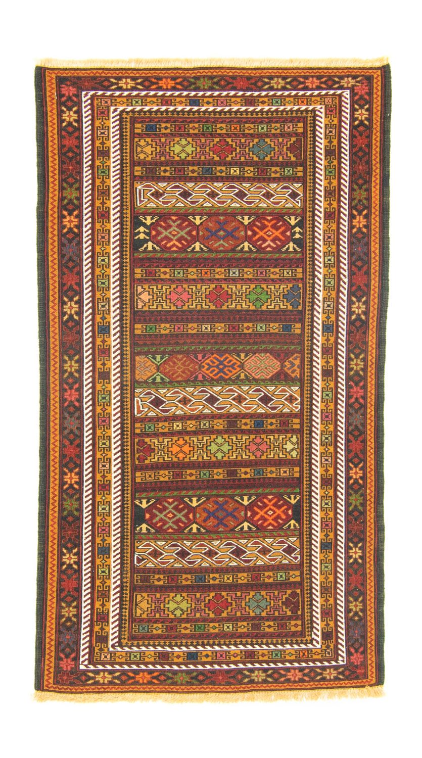 Kelim Carpet - orientalisk matta - 138 x 78 cm - flerfärgad