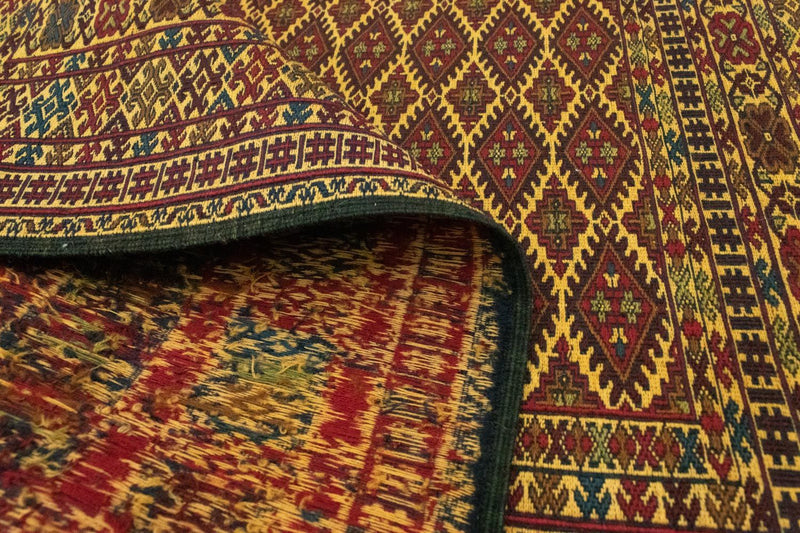 Kelim Carpet - orientalisk matta - 208 x 133 cm - brun