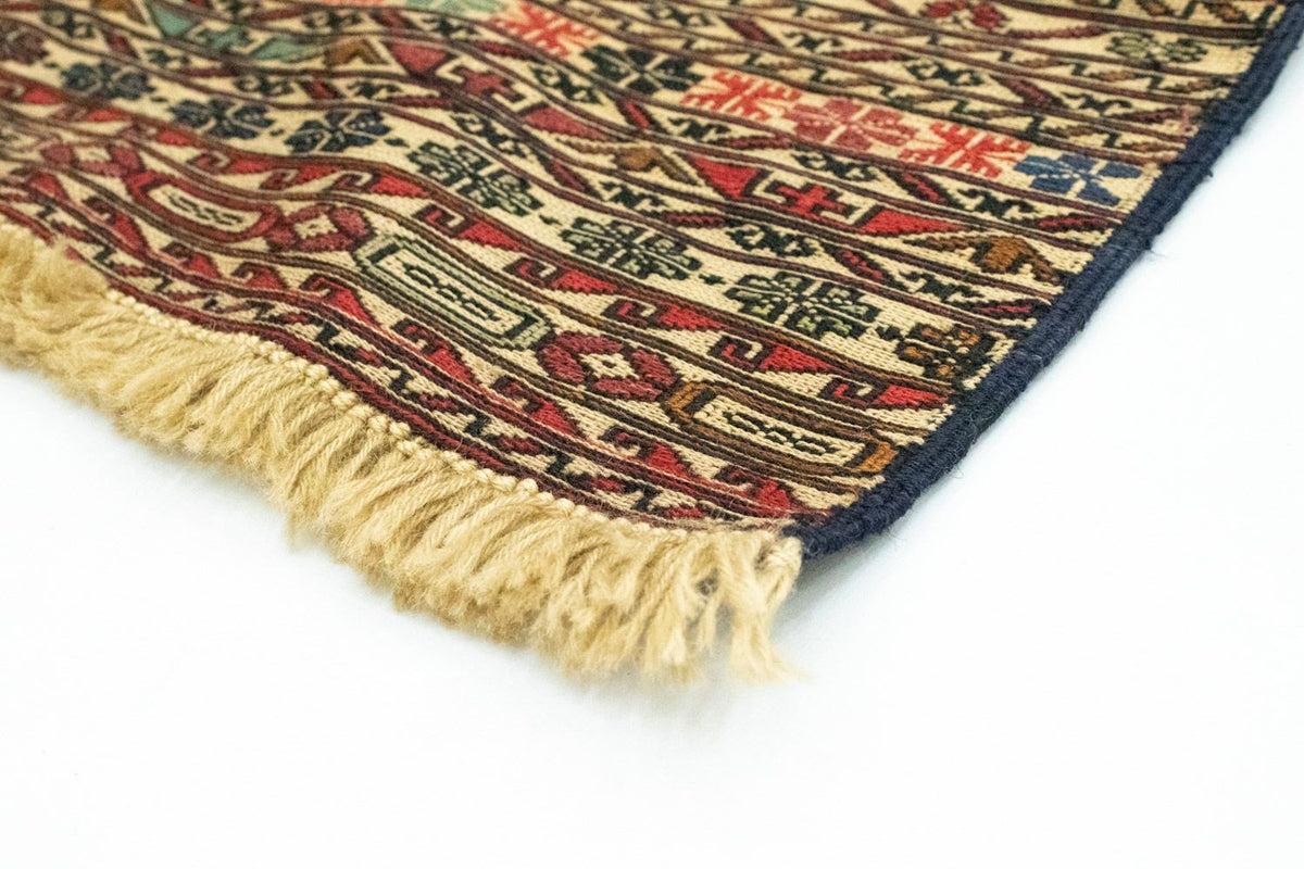 Kelim Carpet - orientalisk matta - 137 x 87 cm - beige