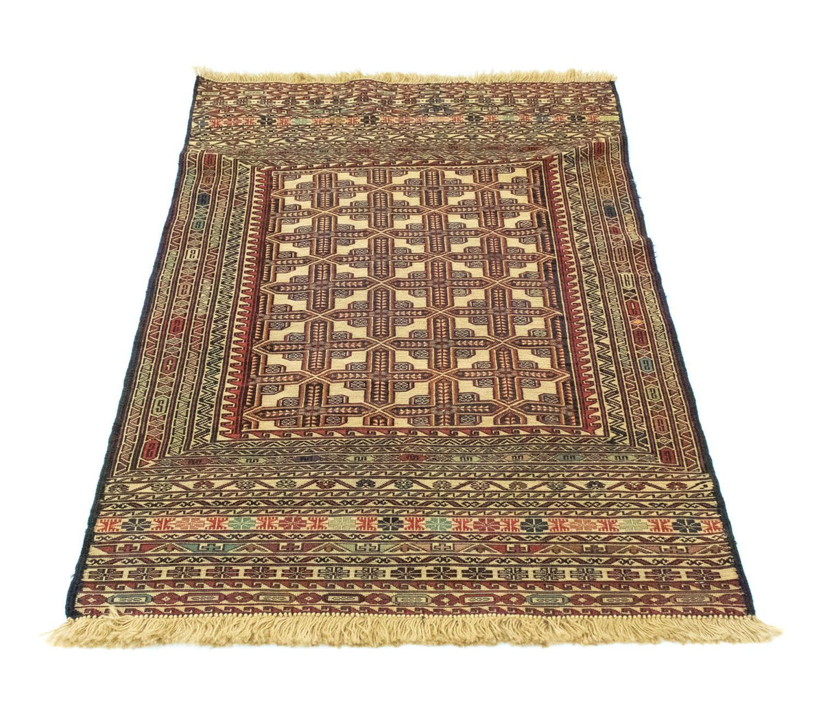 Kelim Carpet - orientalisk matta - 137 x 87 cm - beige