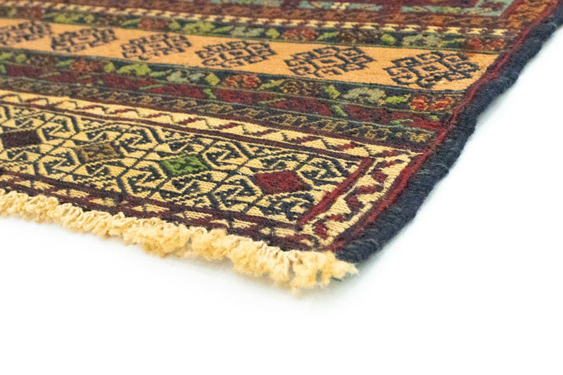 Runner Kelim Carpet - orientalisk matta - 202 x 84 cm - blå