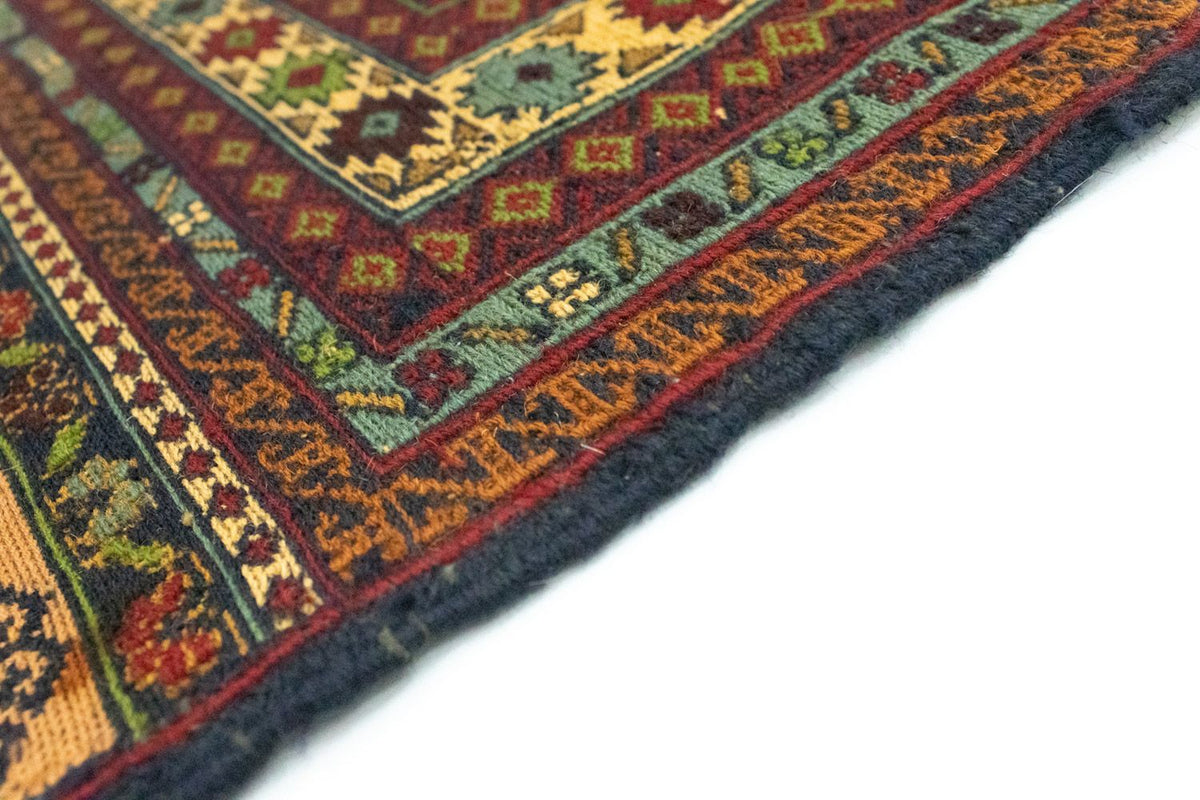 Runner Kelim Carpet - orientalisk matta - 202 x 84 cm - blå
