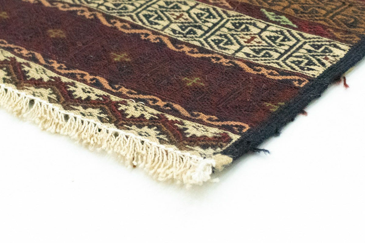 Kelim Carpet - orientalisk matta - 188 x 121 cm - brun
