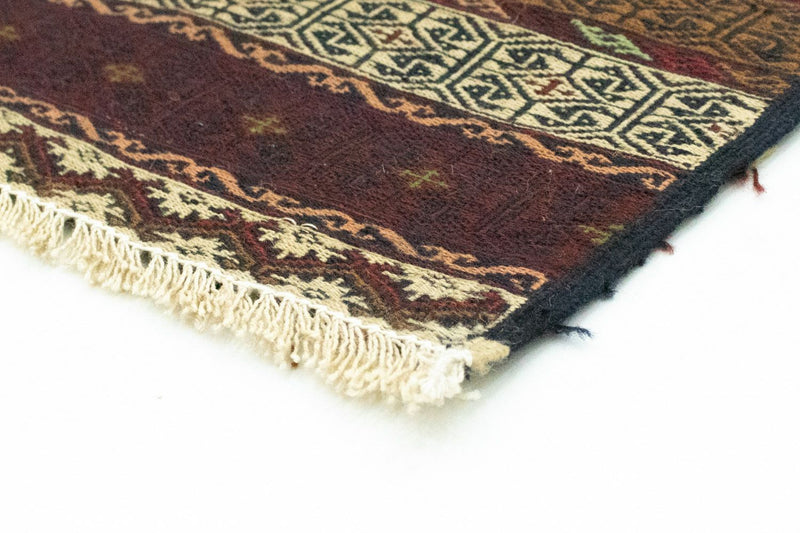 Kelim Carpet - orientalisk matta - 188 x 121 cm - brun