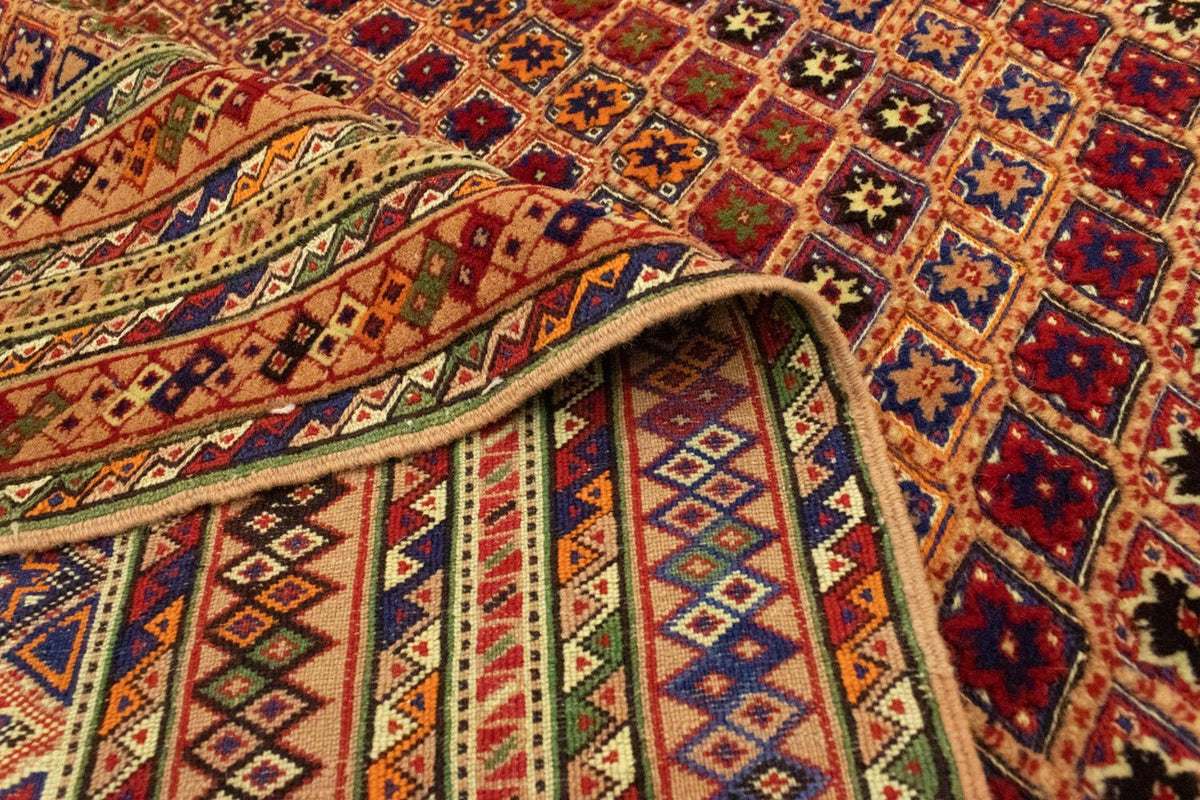 Kelim Carpet - orientalisk matta - 196 x 154 cm - orange