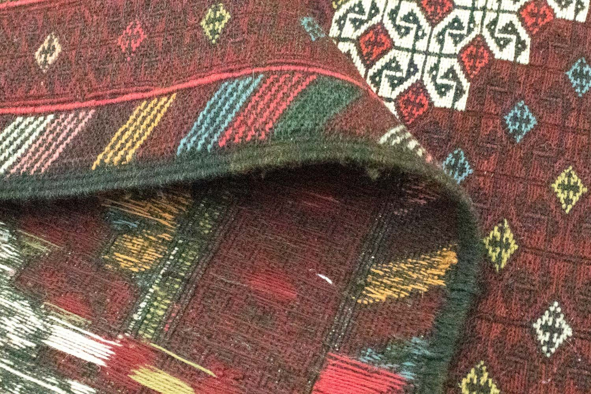 Runner Kelim Carpet - orientalisk matta - 190 x 75 cm - brun