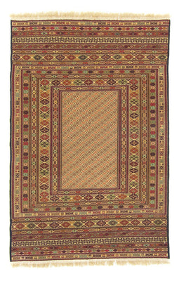 Kelim Carpet - orientalisk matta - 189 x 130 cm - brun