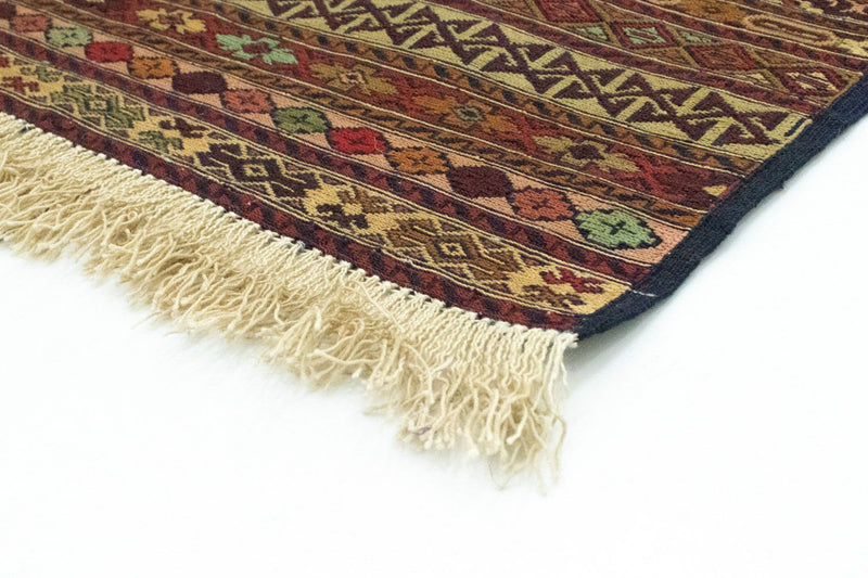 Kelim Carpet - orientalisk matta - 189 x 130 cm - brun