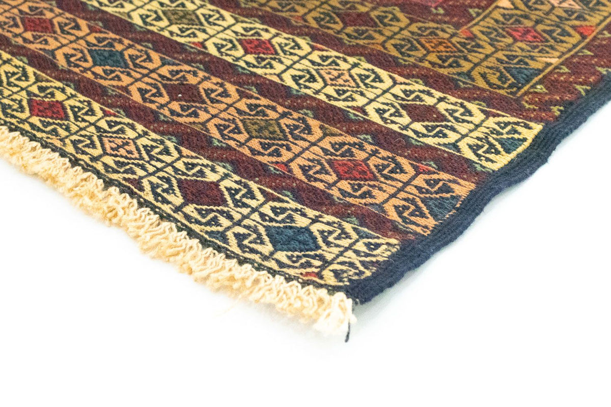 Runner Kelim Carpet - orientalisk matta - 198 x 78 cm - flerfärgad