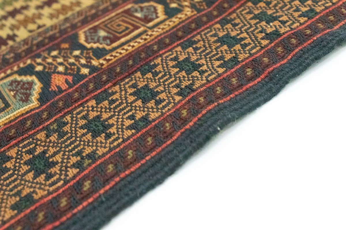 Kelim Carpet - orientalisk matta - 186 x 89 cm - brun