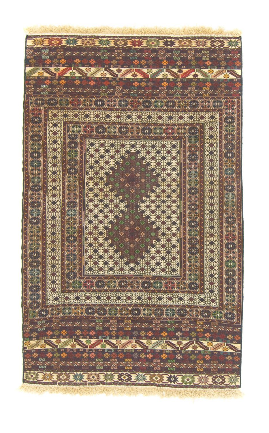 Kelim Carpet - orientalisk matta - 157 x 100 cm - beige