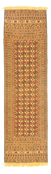 Runner Kelim Carpet - orientalisk matta - 291 x 82 cm - flerfärgad