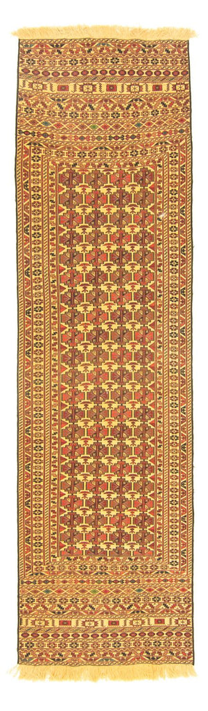 Runner Kelim Carpet - orientalisk matta - 291 x 82 cm - flerfärgad