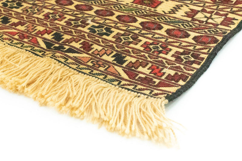 Runner Kelim Carpet - orientalisk matta - 291 x 82 cm - flerfärgad