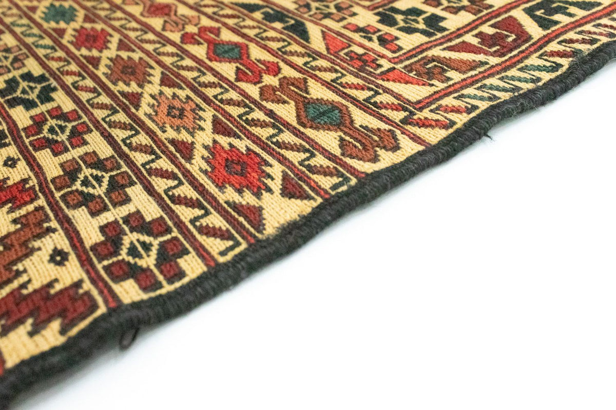 Runner Kelim Carpet - orientalisk matta - 291 x 82 cm - flerfärgad