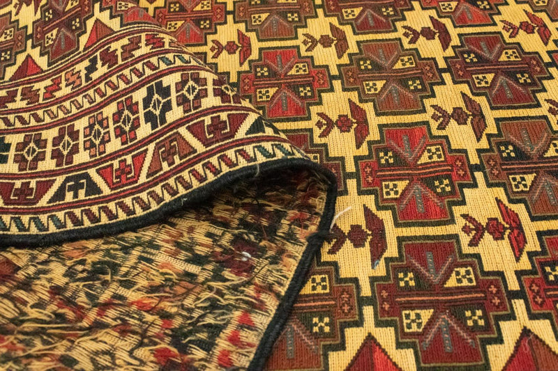 Runner Kelim Carpet - orientalisk matta - 291 x 82 cm - flerfärgad