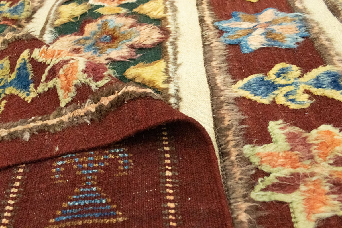 Berber matta - 211 x 158 cm - röd