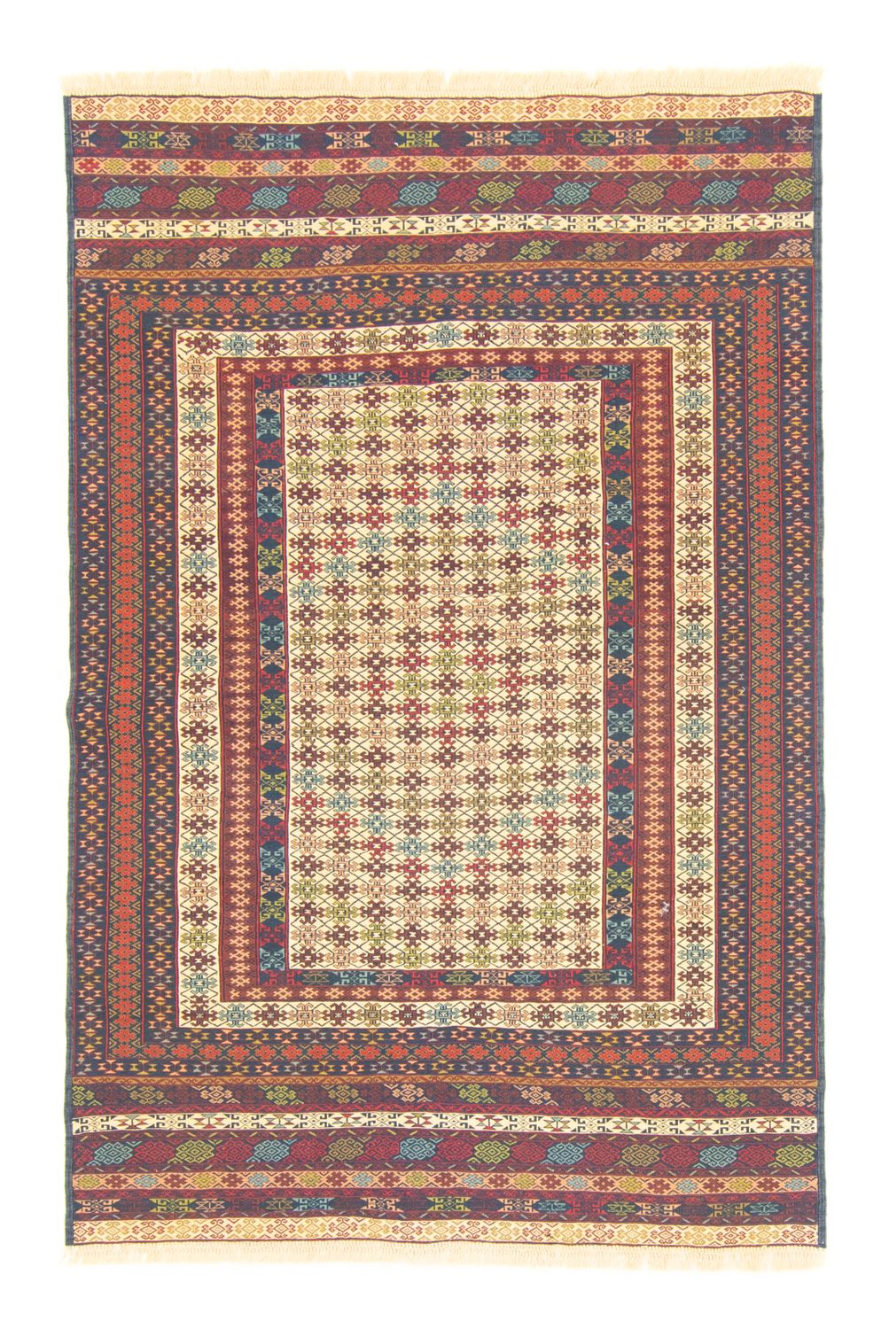 Kelim Carpet - orientalisk matta - 186 x 126 cm - beige