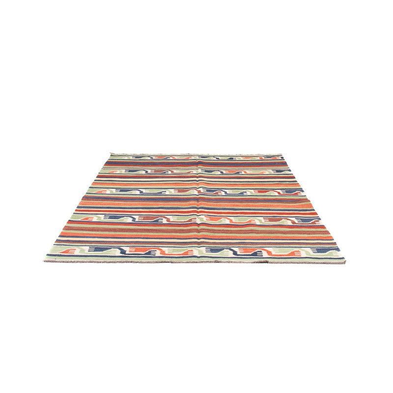 Kelim Carpet - orientalisk matta - 202 x 154 cm - flerfärgad