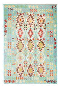 Kelim Carpet - Splash - 250 x 176 cm - flerfärgad