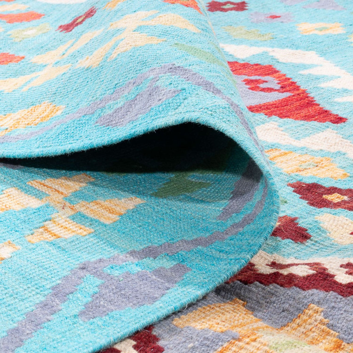 Kelim Carpet - Splash - 250 x 176 cm - flerfärgad