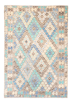 Kelim Carpet - Splash - 241 x 174 cm - flerfärgad