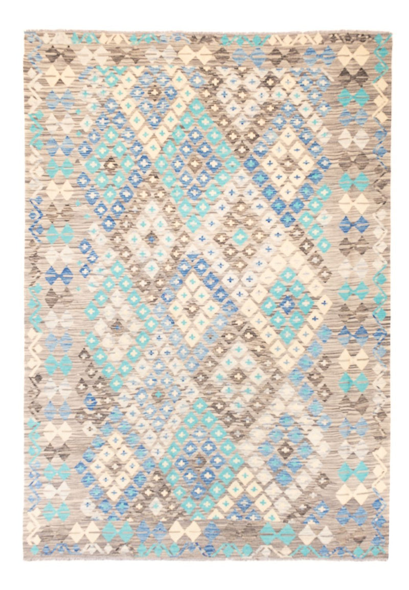 Kelim Carpet - Splash - 241 x 174 cm - flerfärgad