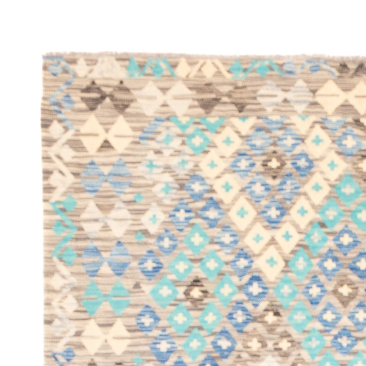 Kelim Carpet - Splash - 241 x 174 cm - flerfärgad