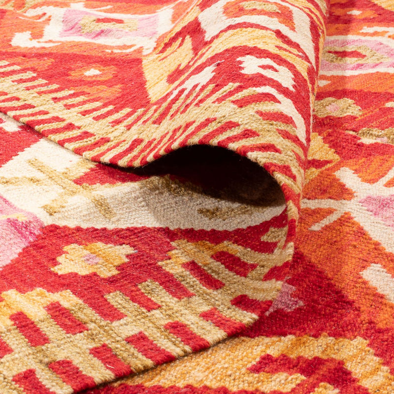 Kelim Carpet - Splash - 253 x 176 cm - flerfärgad