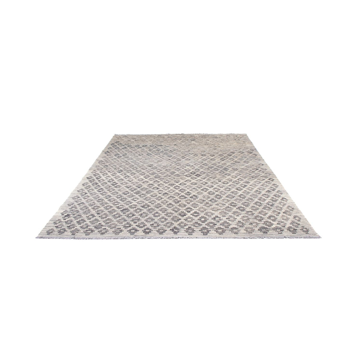 Kelim matta - trendig - 250 x 177 cm - mörk beige