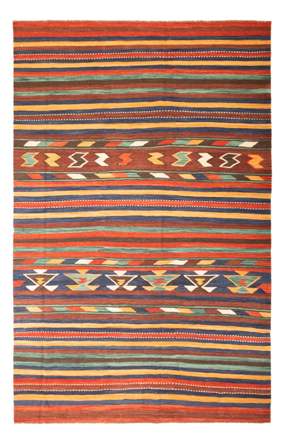 Kelim Carpet - orientalisk matta - 304 x 198 cm - flerfärgad
