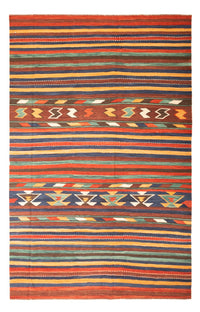 Kelim Carpet - orientalisk matta - 304 x 198 cm - flerfärgad